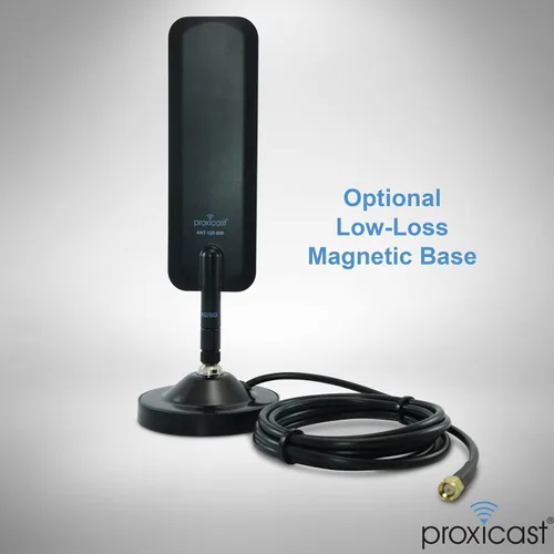 Vista 6 de Proxicast Antena universal de banda ancha 4G/5G/CBRS de 6 dBi con terminal giratorio omnidireccional (SMA macho) - Compatible con Cisco