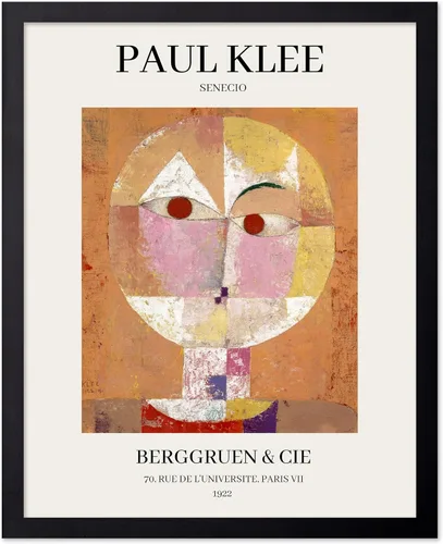 Vista 101 de Poster Master Póster vintage de Paul Klee – Impresión retro de cómicos – Arte de dibujo – Arte abstracto – Regalo para hombres y mujeres – Estilo-09