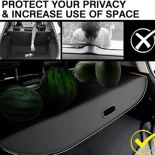 Vista 4 de Cubierta retráctil de carga para automóvil para Toyota RAV4 2013 2014 2015 2016 2017 2018, maletero trasero de equipaje, protección de seguridad