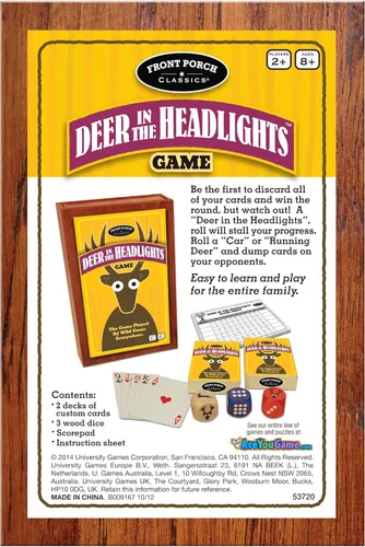 Vista 4 de Juego Deer in the Headlights (versión en inglés), Paquete de 1