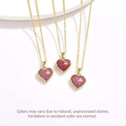 Vista 7 de KissYan Healing Crystal Necklace, 14K Gold Plated Natural Energy Stone Pendant Necklace Reiki Quartz Amethyst Citrine Gemstone Spiritual Jewelry