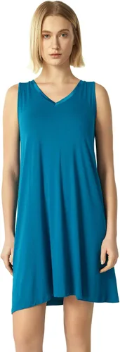 Vista 41 de GYS Cooling Bamboo Viscose Sleeveless Nightgowns for Women Aguamarina