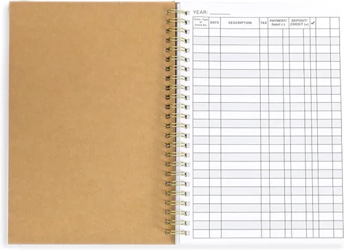 Vista 4 de 1 Paquete de Libros de Contabilidad para Seguimiento del Presupuesto del Hogar, Contabilidad de Negocios - Cuaderno de Seguimiento de Gastos