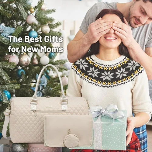 Vista 2 de LOVEVOOK - Bolso de pañales con estuche para chupete y cambiador, bolso grande de maternidad para hospital y viajes de fin de semana, bolso