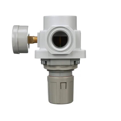 Vista 4 de PneumaticPlus SAR600-N10BG Regulador de presión de aire comprimido 1" NPT - Soporte, manómetro.