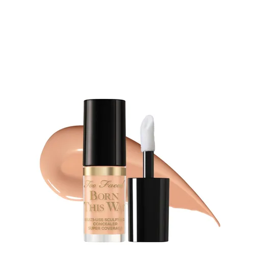 Vista 62 de Too Faced Born This Way Super Coverage Multi-Use Concealer Full-Coverage Hydrating Concealer for Dark Circles & Blemishes with Natural Finish