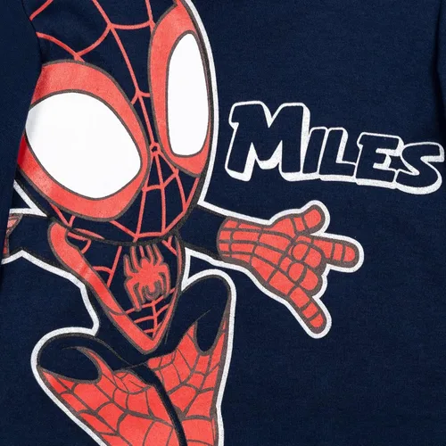 Vista 5 de Marvel Spidey and His Amazing Friends Boys' Fleece Hoodie Toddler to Little Kid Millas