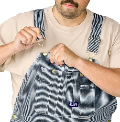 Vista 6 de Liberty Big Smith Men's Hickory Stripe Bib Overall