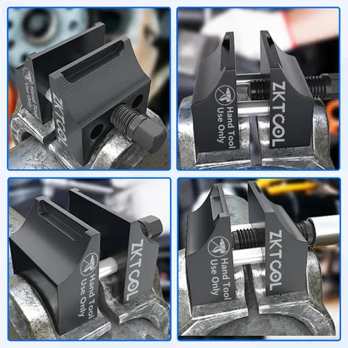 Vista 2 de ZKTOOL Separador de Puntal de Suspensión, Separador de Rótula de Brazo Inferior, Herramienta Separadora de Puntal de Nudillo, Compatible con VW Audi