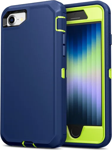 Vista 17 de Jelanry Funda para iPhone SE 2022/2020, para iPhone 8/7, Resistente de Servicio Pesado Rugosa a Prueba de Golpes de Doble Capa Carcasa Protectora