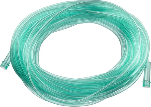 Vista 8 de Tubo de oxígeno - Tubos de oxígeno verdes resistentes al aplastamiento de alta calidad - Extra largos de 50 pies - Paquete de 3 tubos