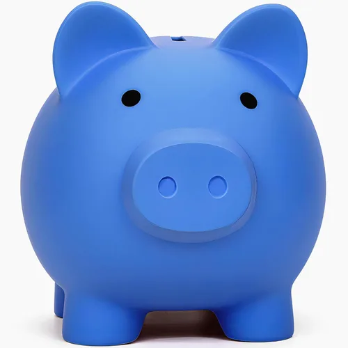 Vista 11 de Alcancía para Sbrvaniy Piggy Coin Banks para niños y niñas, mi primer banco de dinero de plástico irrompible tamaño S/M/L decoración ahorro Navidad