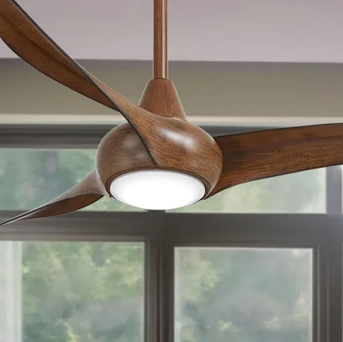 Vista 7 de Minka-Aire F845-DK Ventilador de techo Light Wave de 44 pulgadas con luces LED y mando a distancia, acabado Koa envejecido