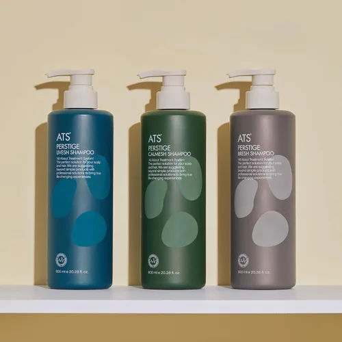 Vista 3 de ATS Perstige Calmesh Headspa Champú - 20.3 fl oz, aloe orgánico y champú calmante sin silicona
