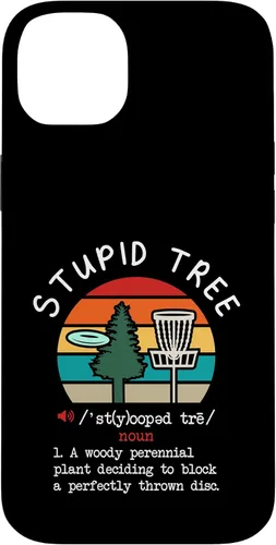 Vista 15 de Disc Golf Stupid Tree Funny Disc Golfing Lover Player Gift Case for iPhone 17