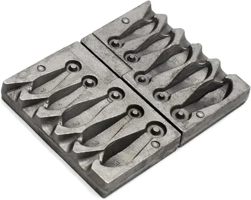 Vista 2 de Dimatteo Bank - Moldes para fregadero con 5 cavidades y 1,2.3 onzas, sin mango