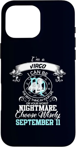 Vista 19 de Virgo Zodiac Sign Astrology Horoscope September 11 Birthday Case for iPhone 17