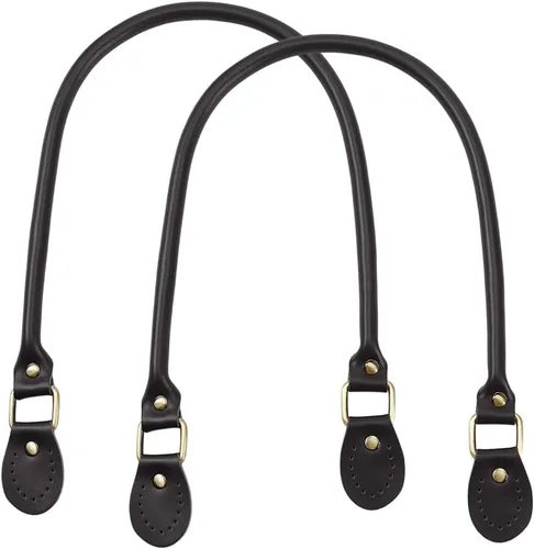 Vista 8 de PH PandaHall 2 piezas de 24.2 pulgadas de cuero para bolso de mano, Negro