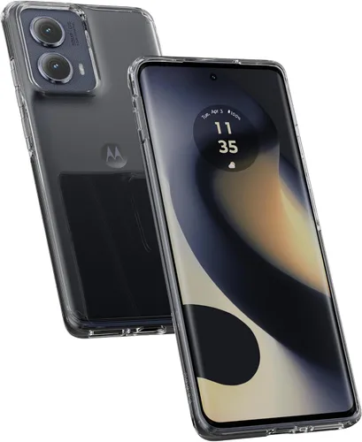 Vista 16 de Motorola Edge (2023) Funda protectora híbrida transparente - Ajuste de precisión, elegante funda para teléfono con absorción de golpes