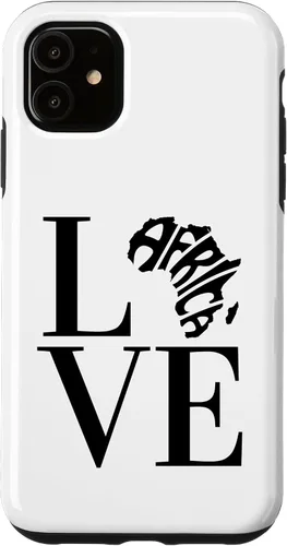Vista 5 de iPhone 15 LOVE AFRICA, funda local del orgullo africano