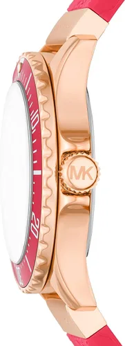 Vista 2 de Michael Kors Everest - Reloj de acero inoxidable para mujer con correa de acero o silicona