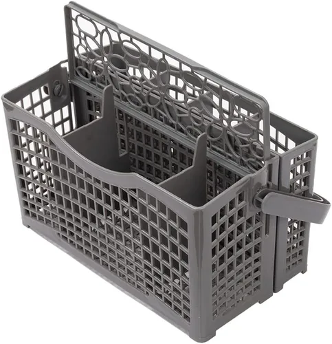 Vista 3 de Cesta de repuesto para cubiertos para lavavajillas, cesta para utensilios y cubiertos, compatible con Bosch, Maytag, Kenmore, Whirlpool, KitchenAid