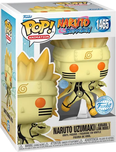 Vista 6 de Funko Pop Naruto Shippuden: Naruto Uzumaki Kurama Link Mode Figura Edición Especial Multicolor Exclusivo (Jiraiya con Rasengan)