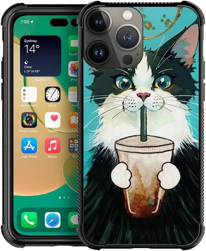 Vista 14 de Funda compatible con iPhone 13 Mini, diseño de elefantes africanos, a prueba de golpes, antiarañazos, carcasa trasera de policarbonato duro