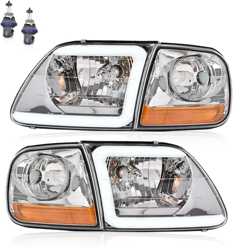 Vista 19 de PIT66 Conjunto de faros LED para F150 2004-2008, Lincoln Mark LT 06-08