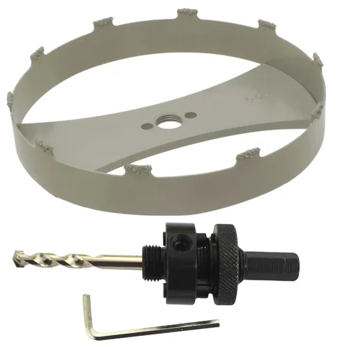 Vista 21 de Kit de extensión y eje de sierra perforadora de 7/16 pulgadas: 2 ejes hexagonales de 1/2 pulgadas y extensión de 12 pulgadas para sierras