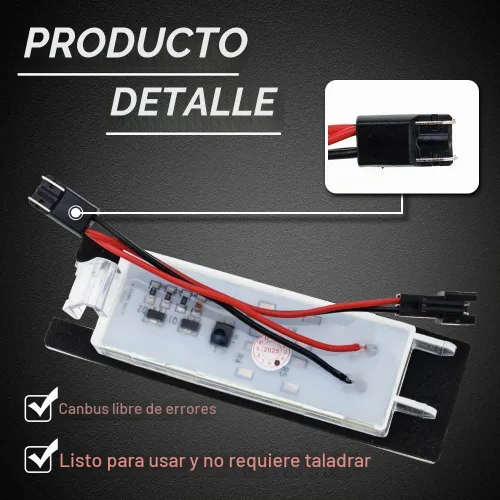 Vista 6 de nsautolighting - Luces LED de matrícula para Jee'p Renegade 2015-2021