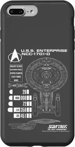 Vista 12 de Star Trek: The Next Generation U.S.S. Enterprise NCC-1701-0 Case for iPhone 17