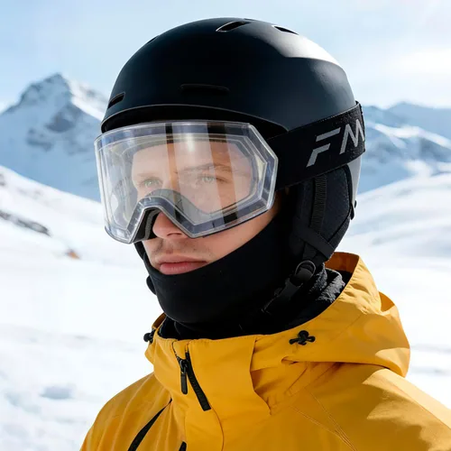 Vista 2 de FMY - Gafas de esquí para hombres, mujeres y jóvenes - Gafas de snowboard y esquí con protección antivaho UV400 para adultos