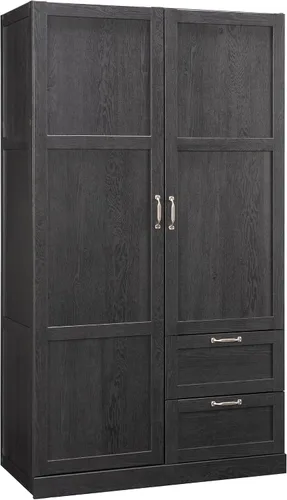 Vista 12 de Sauder Armario de almacenamiento, acabado de roble Highland Highland Oak