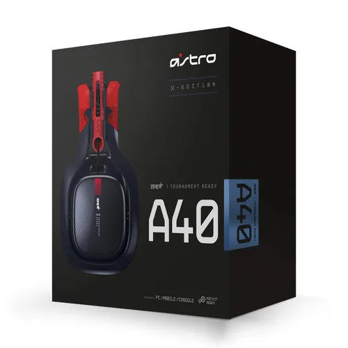 Vista 8 de ASTRO Gaming A40 TR X-Edition Headset For Xbox Series X S Xbox One PS5 PS4 PC Mac Nintendo Switch - BlackRed