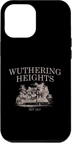 Vista 6 de iPhone 14 Cumbres borrascosas, Catherine Earnshaw y Heathcliff, funda Bronte