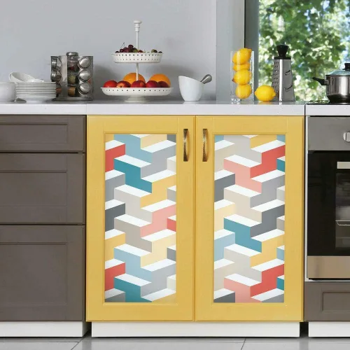 Vista 4 de RoomMates RMK11250RL - Papel tapiz para despegar y pegar en 3D