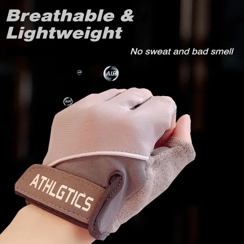 Vista 6 de Guantes de ciclismo, guantes de bicicleta, guantes de bicicleta de montaña para hombresmujeres, antideslizantes, transpirables, súper ligeros