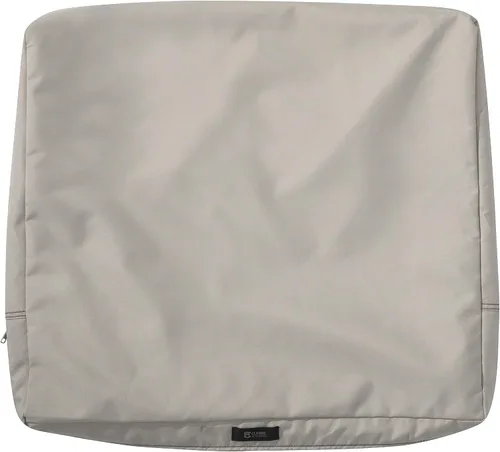 Vista 13 de Classic Accessories Ravenna - Funda de cojín de respaldo de patio resistente al agua, 25 x 22 x 4 pulgadas, color espresso