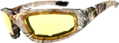 Vista 21 de OWL Gafas deportivas de espuma acolchada CAMO para motocicleta, lentes de color, un par