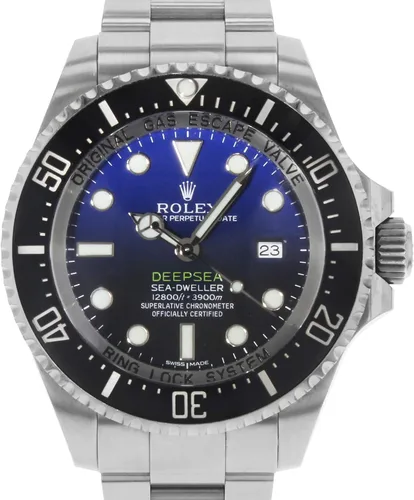 Vista 2 de Rolex 116660, reloj Deepsea D-Blue, esfera color azul