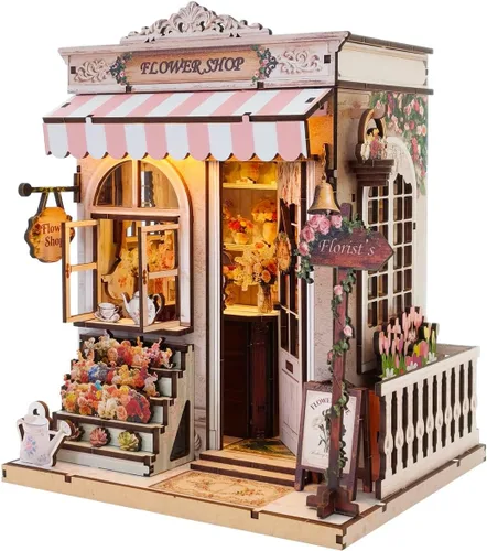 Vista 11 de Kit de casa en miniatura de bricolaje, casa de muñecas para adultos, modelo de construcción artesanal de estilo japonés, decoración de habitación