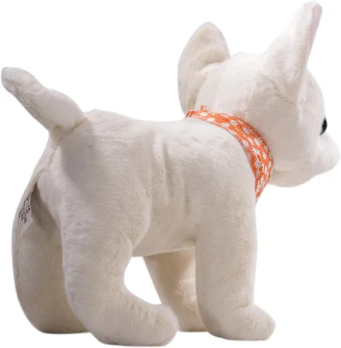 Vista 3 de DILLY DUDU Cachorro crema perro de peluche Chihuahua peluche de 10 pulgadas