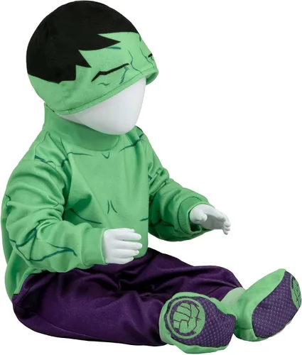 Vista 3 de Disfraz infantil clásico de Hulk de Marvel