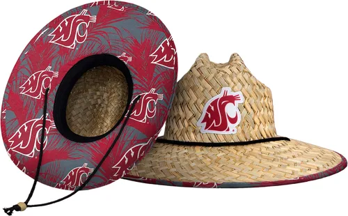 Vista 112 de FOCO - Sombrero de paja con logotipo de equipo universitario de NCAA y estampado floral para hombre