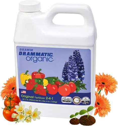 Vista 11 de Dramm Drammatic® Organic™ Fertilizante original 2-4-1, fertilizante líquido hidrolizado para pescado, para verduras, flores y frutas, 1 galón