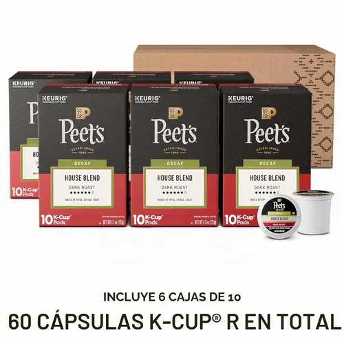 Vista 3 de Peet's Coffee - Capsulas de café de mezcla Major Dickason, tostado oscuro, para cafetera Keurig