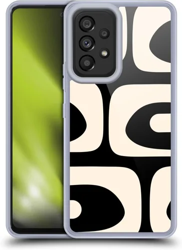 Vista 18 de Head Case Designs Officially Licensed Kierkegaard Design Studio Black Almond Cream Swirl Retro Abstract Patterns Gel Case