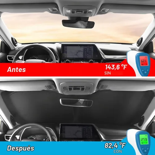 Vista 3 de Parasol mejorado para parabrisas Honda 2007-2022 CRV, accesorios plegables, parasol plegable, protección contra rayos UV