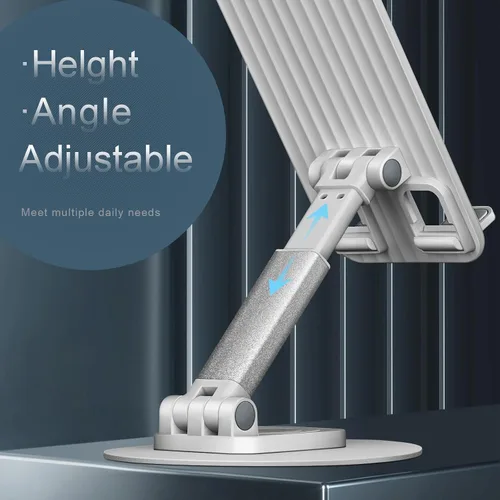 Vista 5 de XcaseBar Soporte para teléfono celular, soporte ajustable para teléfono con una base giratoria de 360°, adecuado para todos los modelos de teléfono